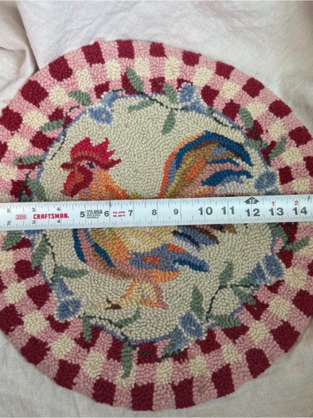 Set of 4 Farmhouse Rooster Placemats - Picture 2 of 3